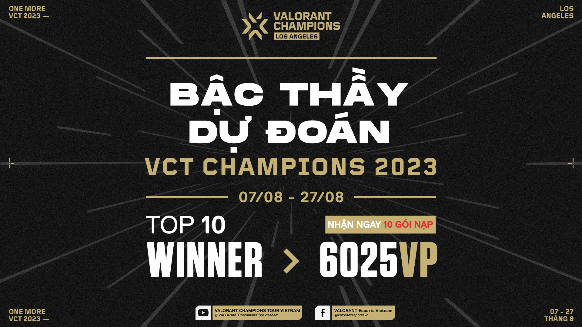"BẬC THẦY DỰ ĐOÁN" VCT CHAMPIONS 2023
